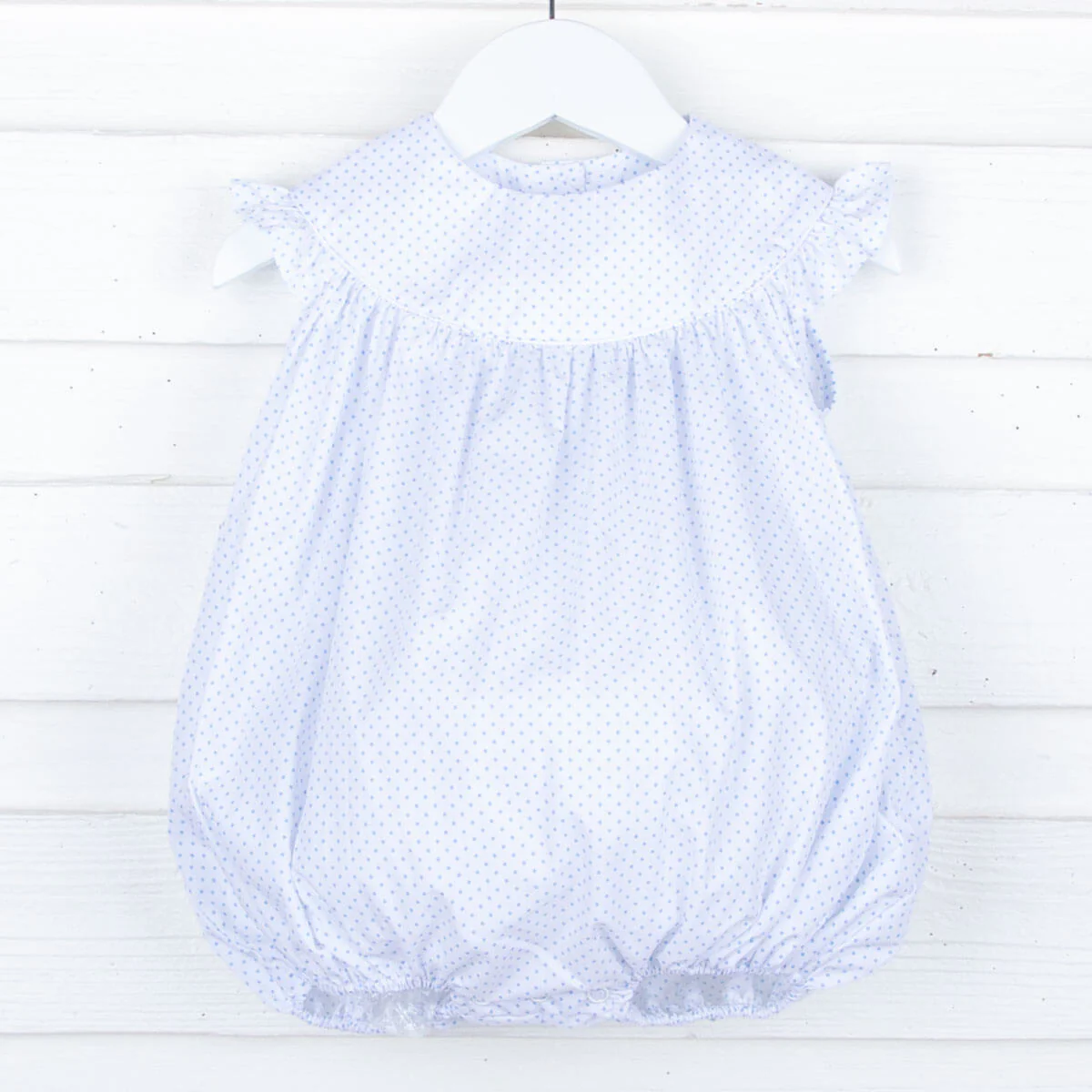 Light Blue Polka Dot Lucy Bubble - Image 4