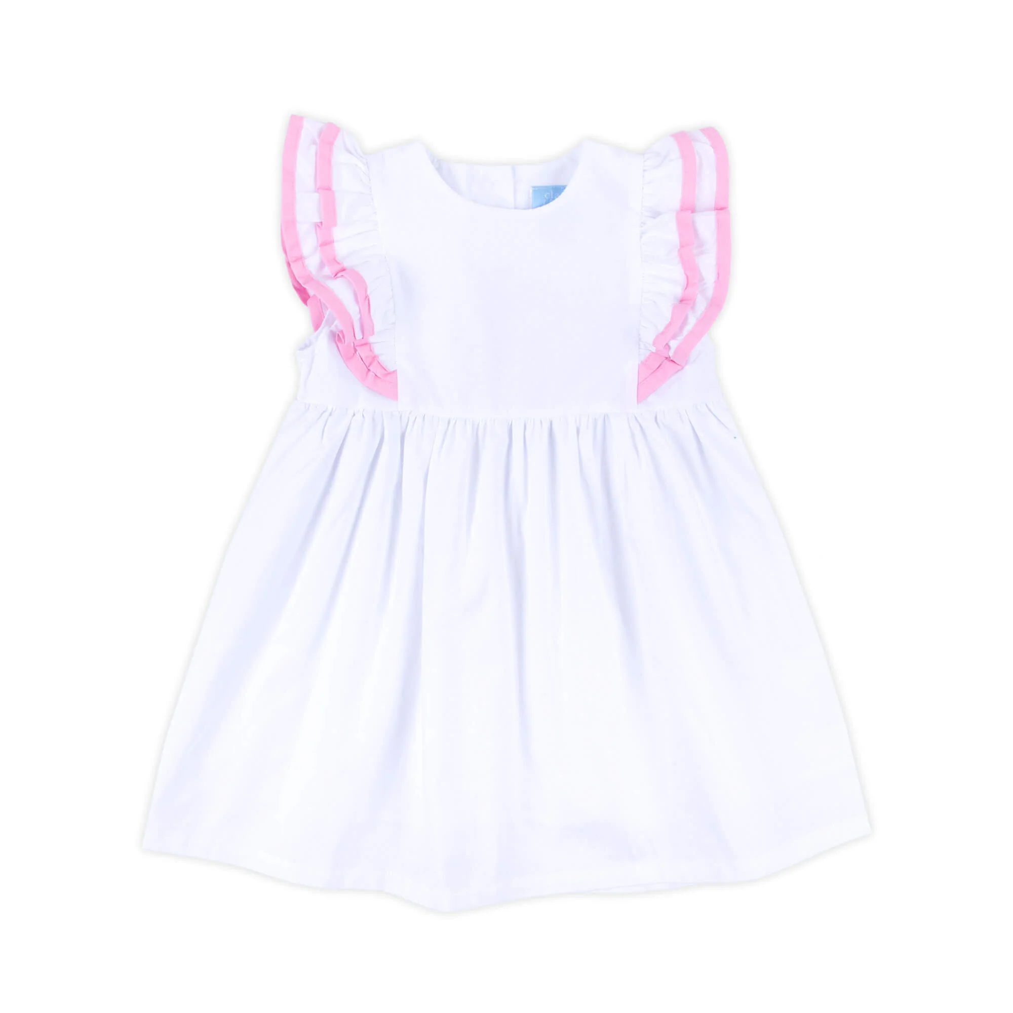 White & Pink Alice Dress - Image 3