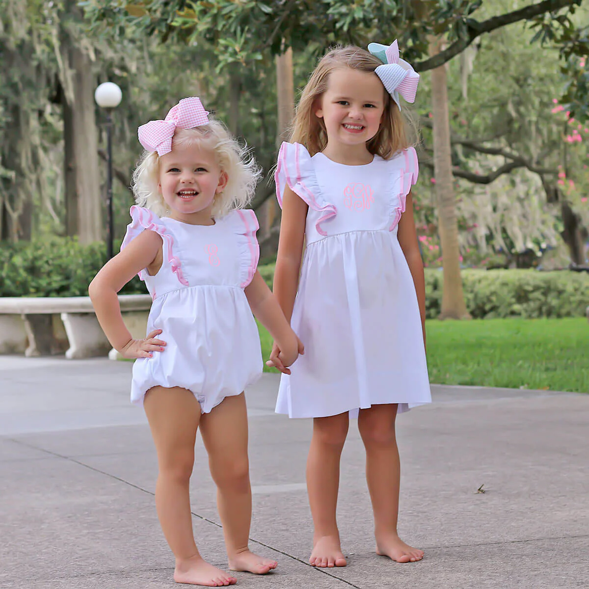 White & Pink Alice Dress - Image 5