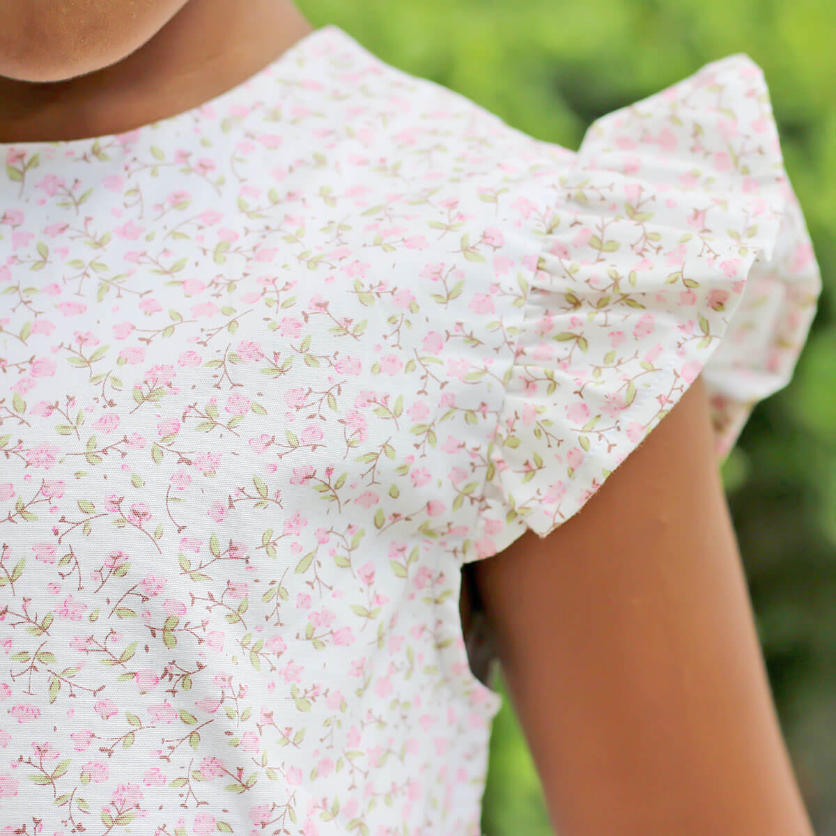Sweet Rose Pink Floral Anna Dress - Image 2