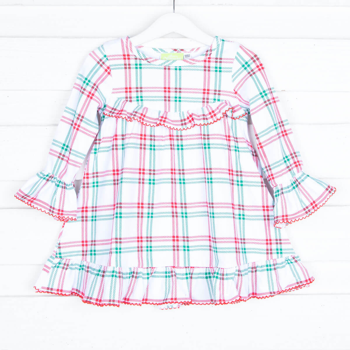Winter Wonderland Plaid Play Dress - Image 2