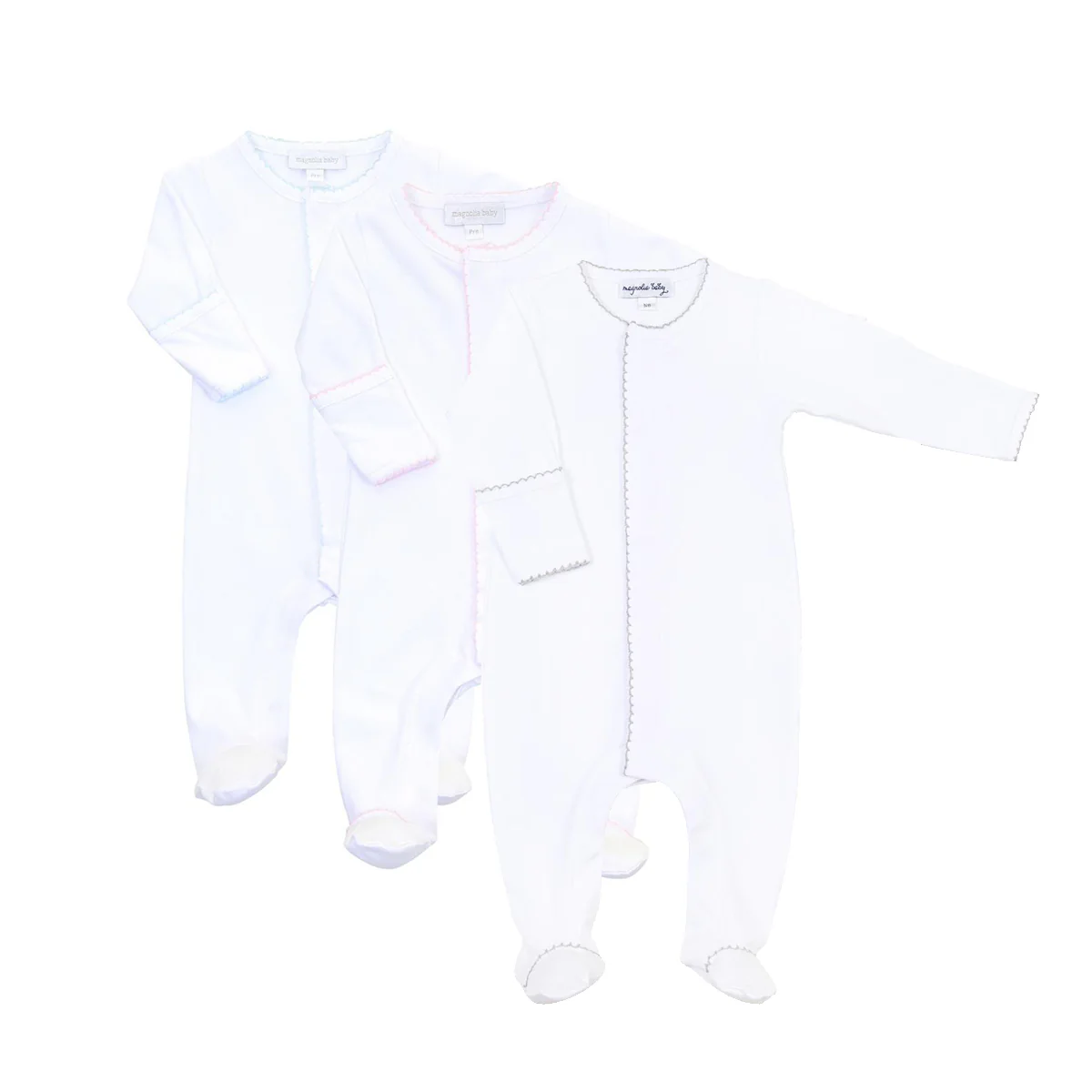 White Essentials Footie - Image 2