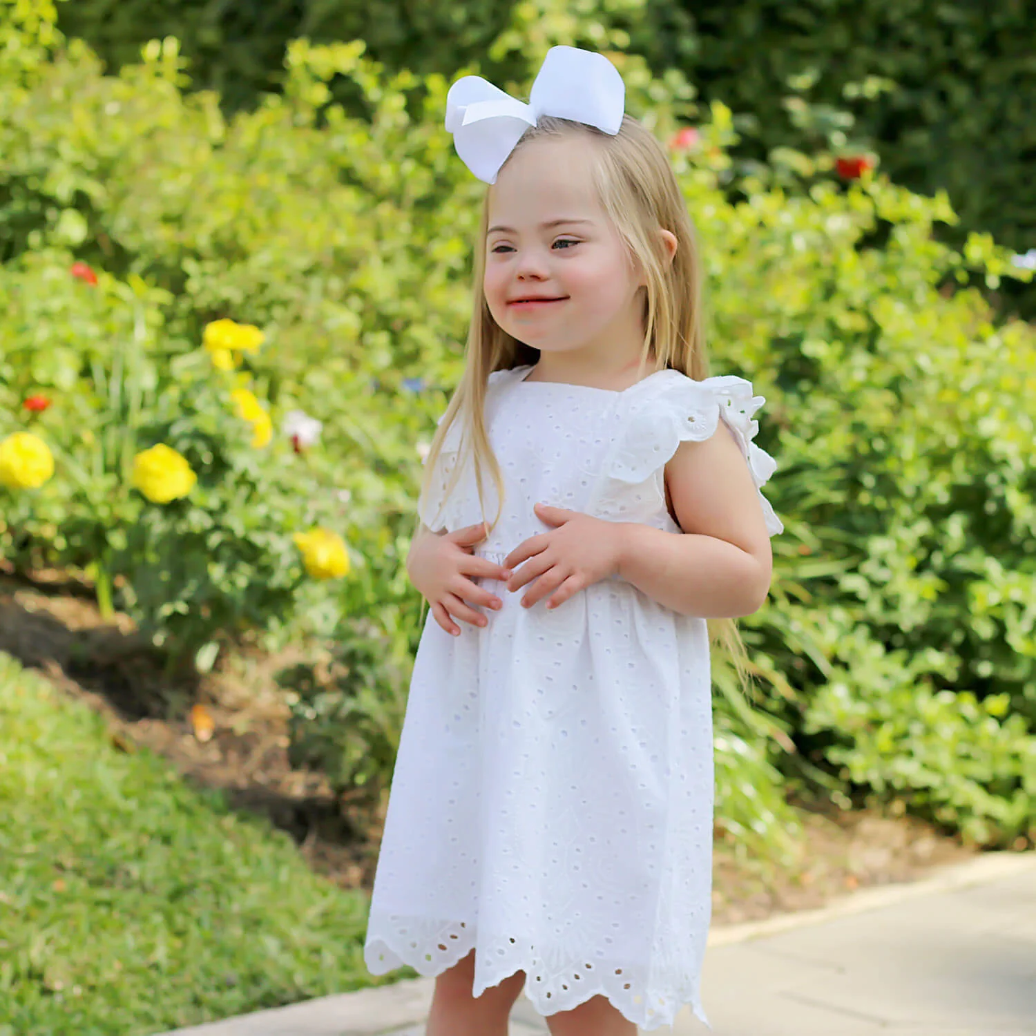 White Eyelet Dress - Image 6