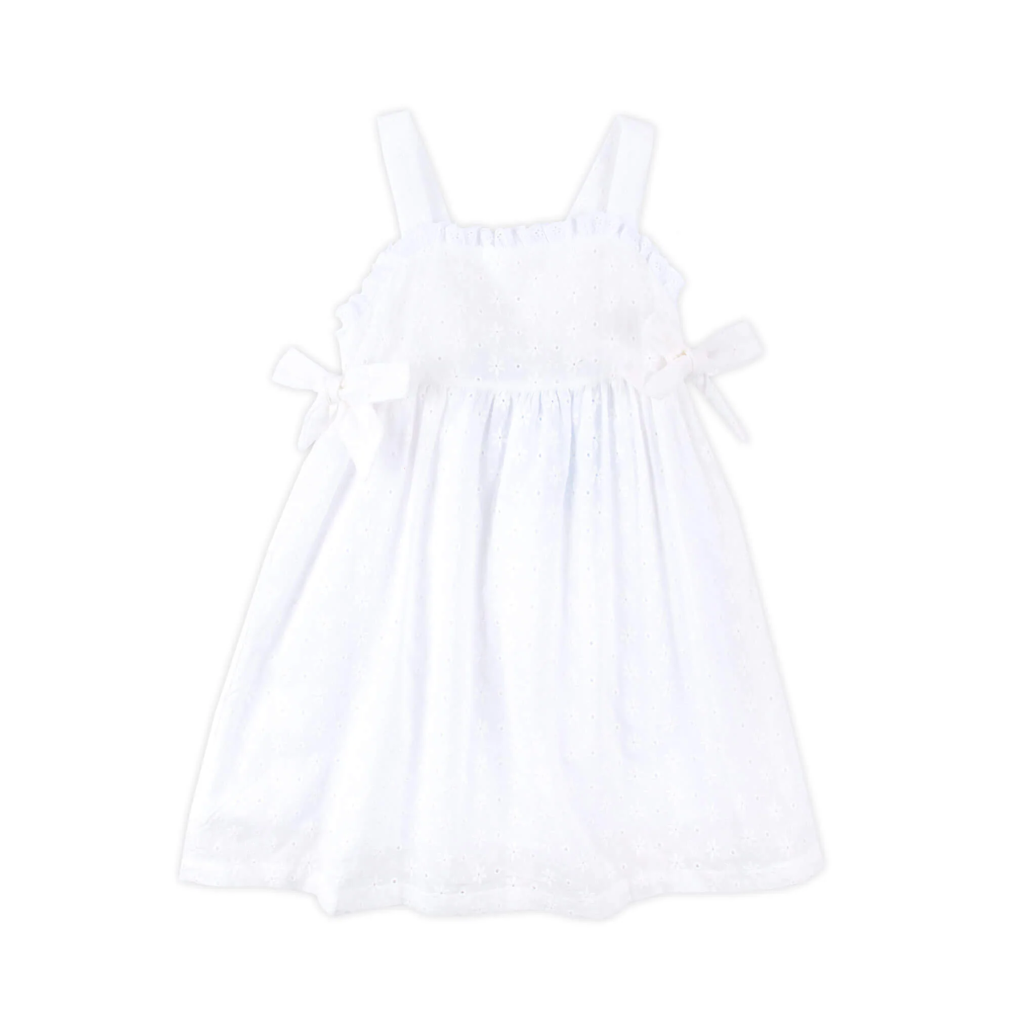 White Eyelet Lydia Dress - Image 2