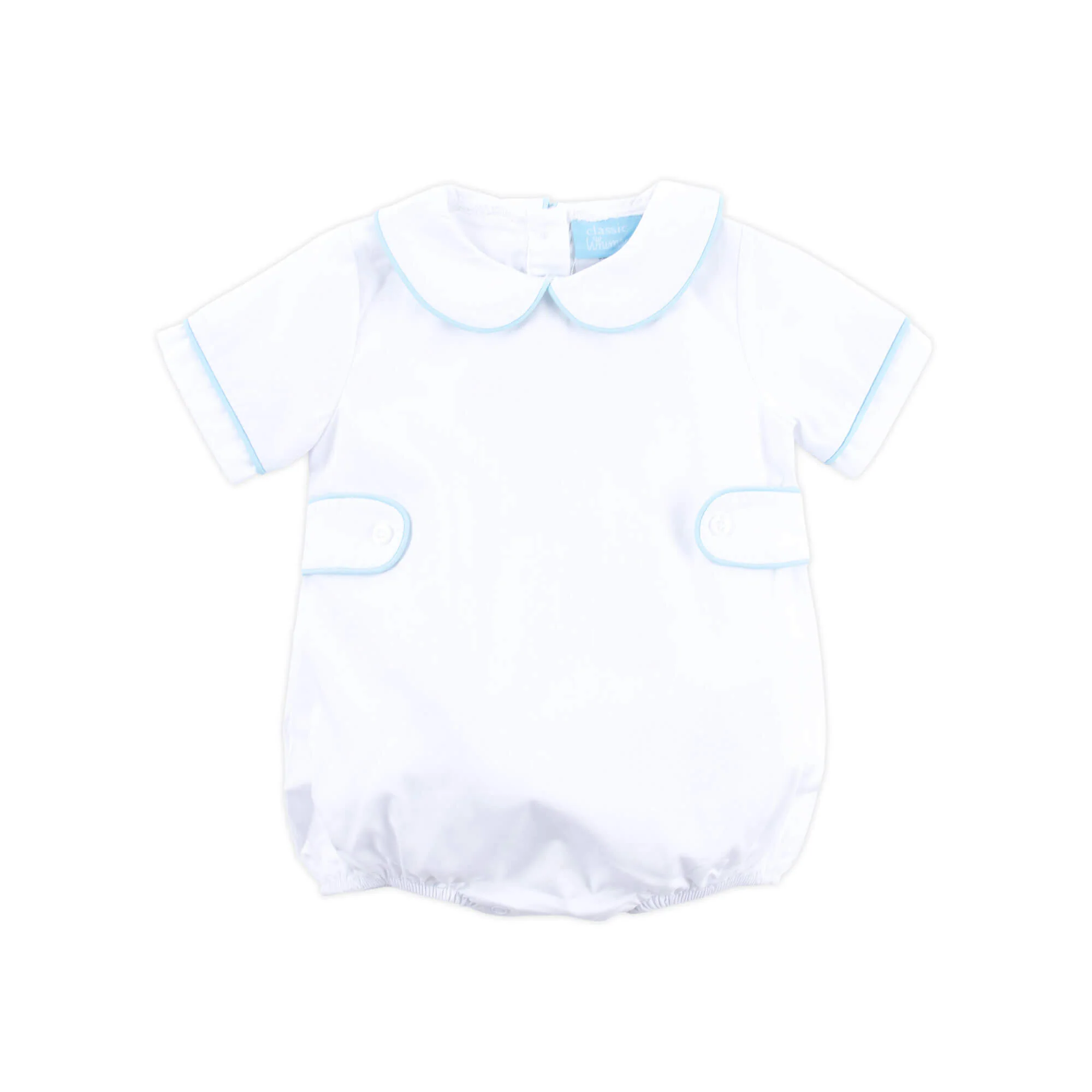 White Collared Bubble with Tabs - Image 4