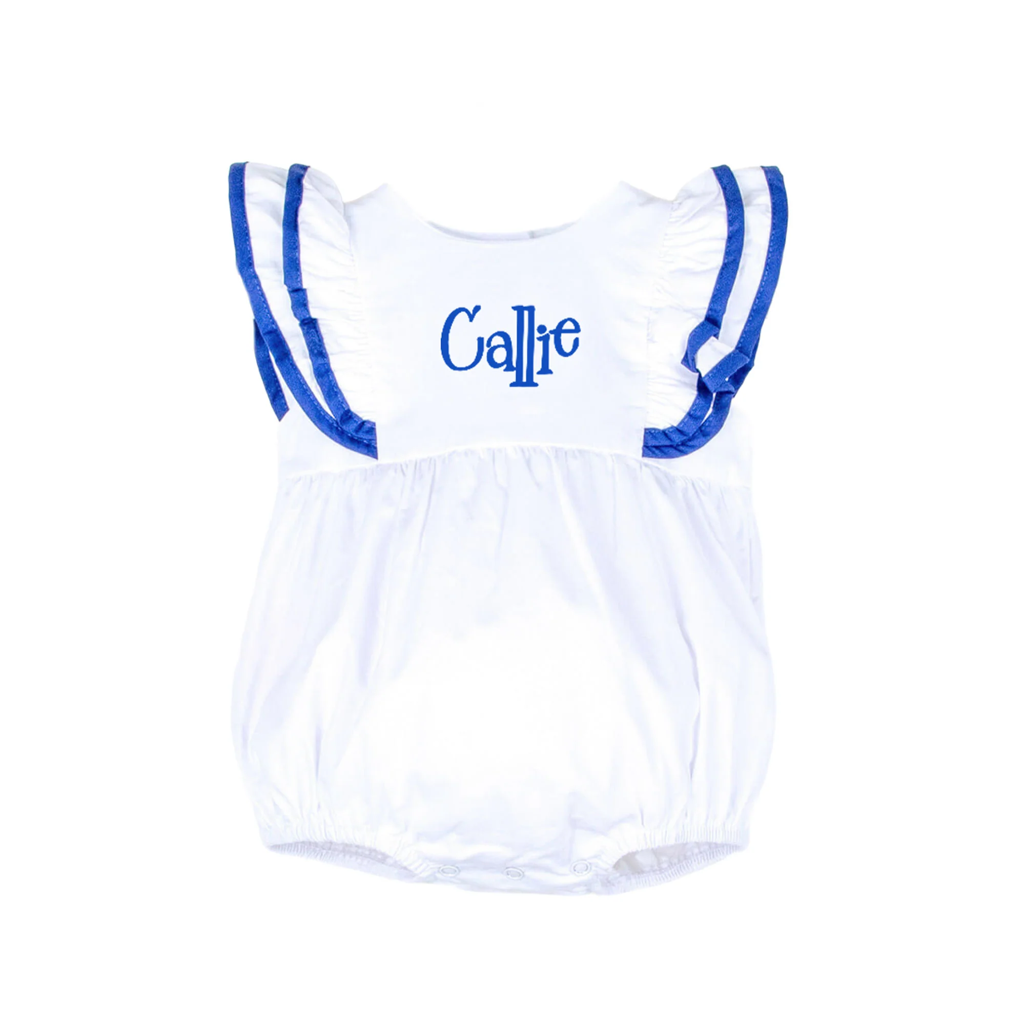 White & Royal Blue Alice Bubble - Image 2