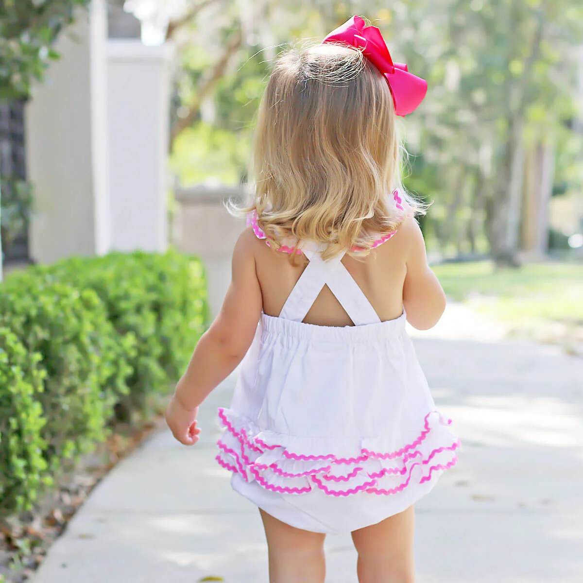 White Ruffle Bubble - Image 2