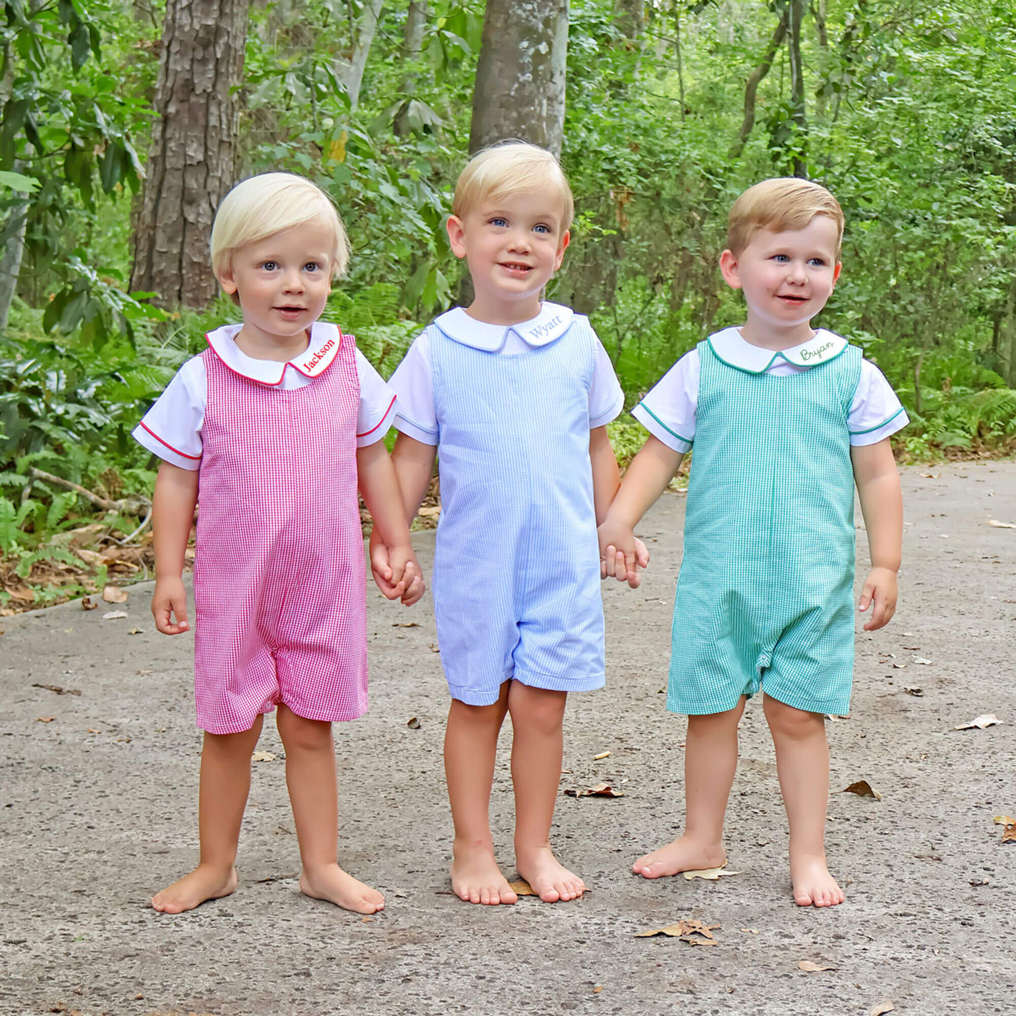 White Short Sleeve Undershirt With Light Blue Trim - Image 6