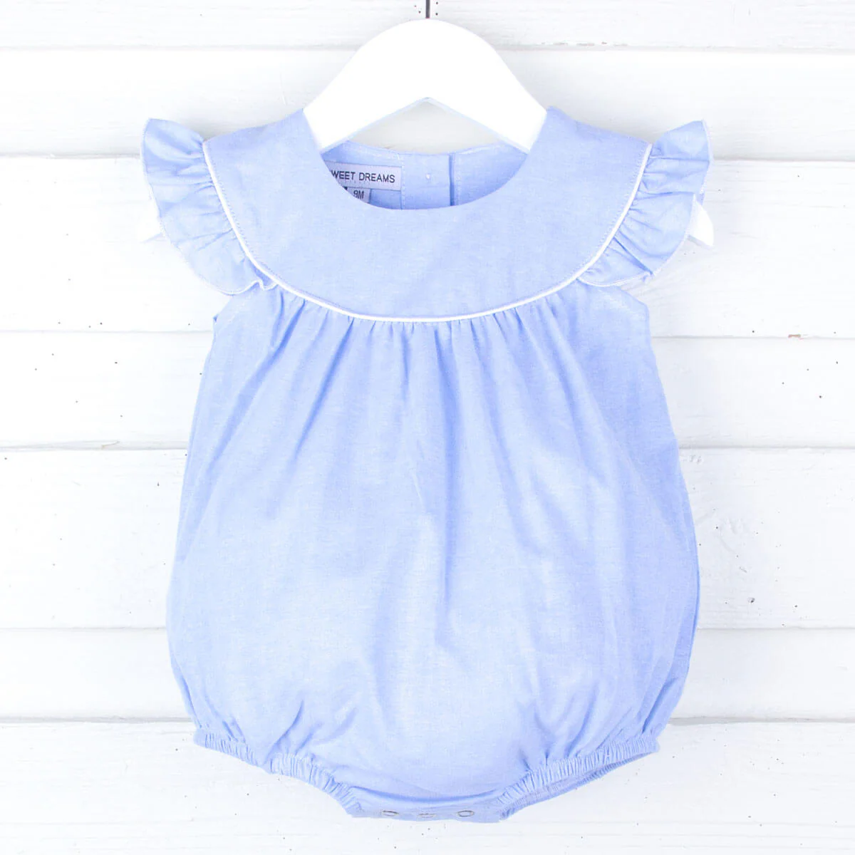 Blue Chambray Yoke Bubble - Image 2