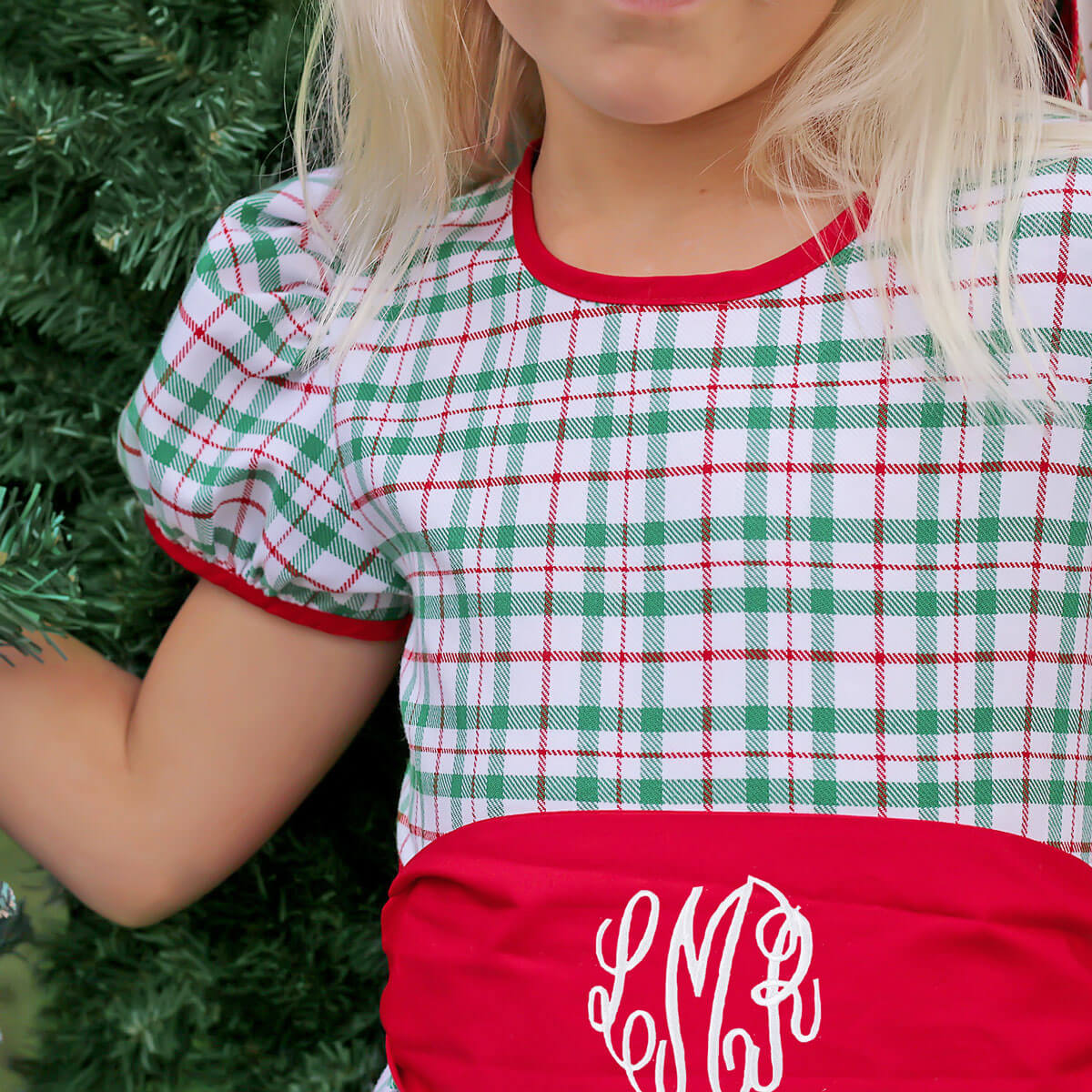 Windsor Plaid Sash Dress - Image 6