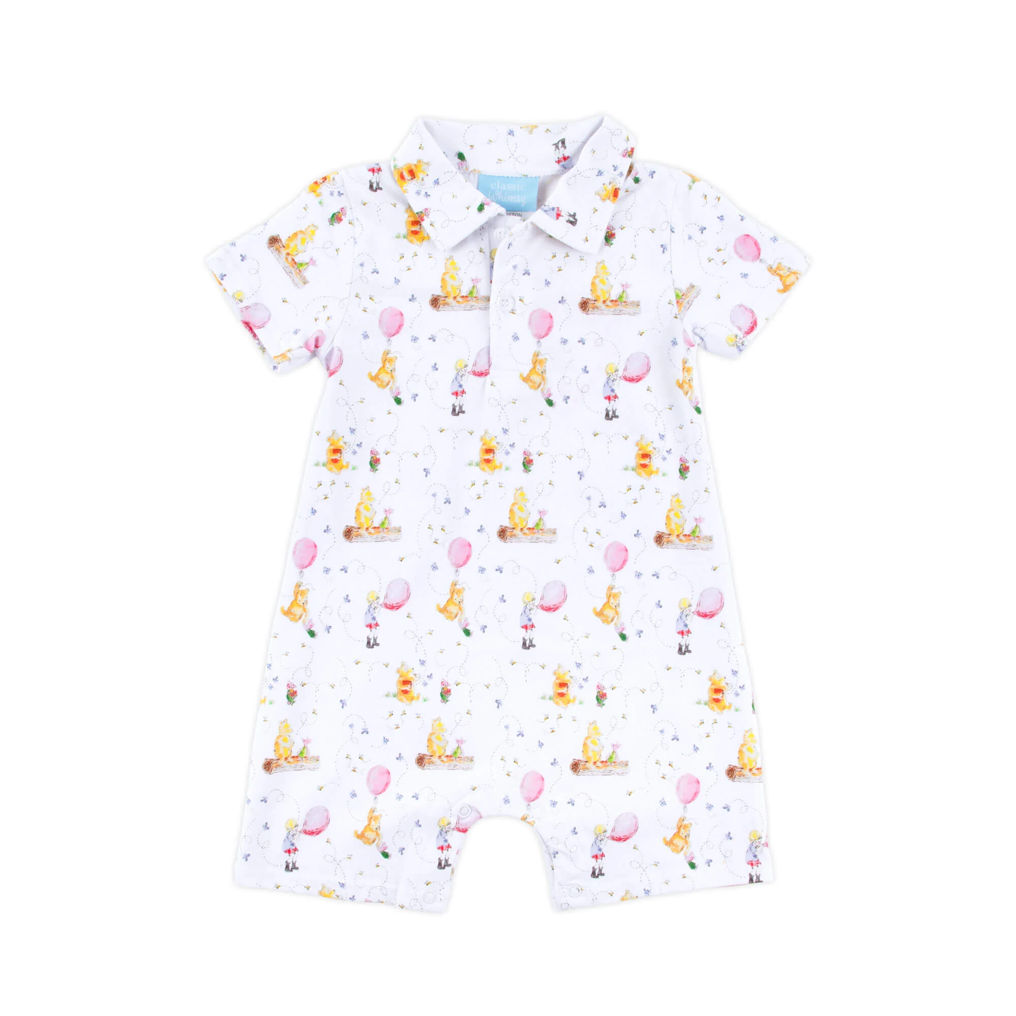 Pooh Bear Friends Polo Romper - Image 4