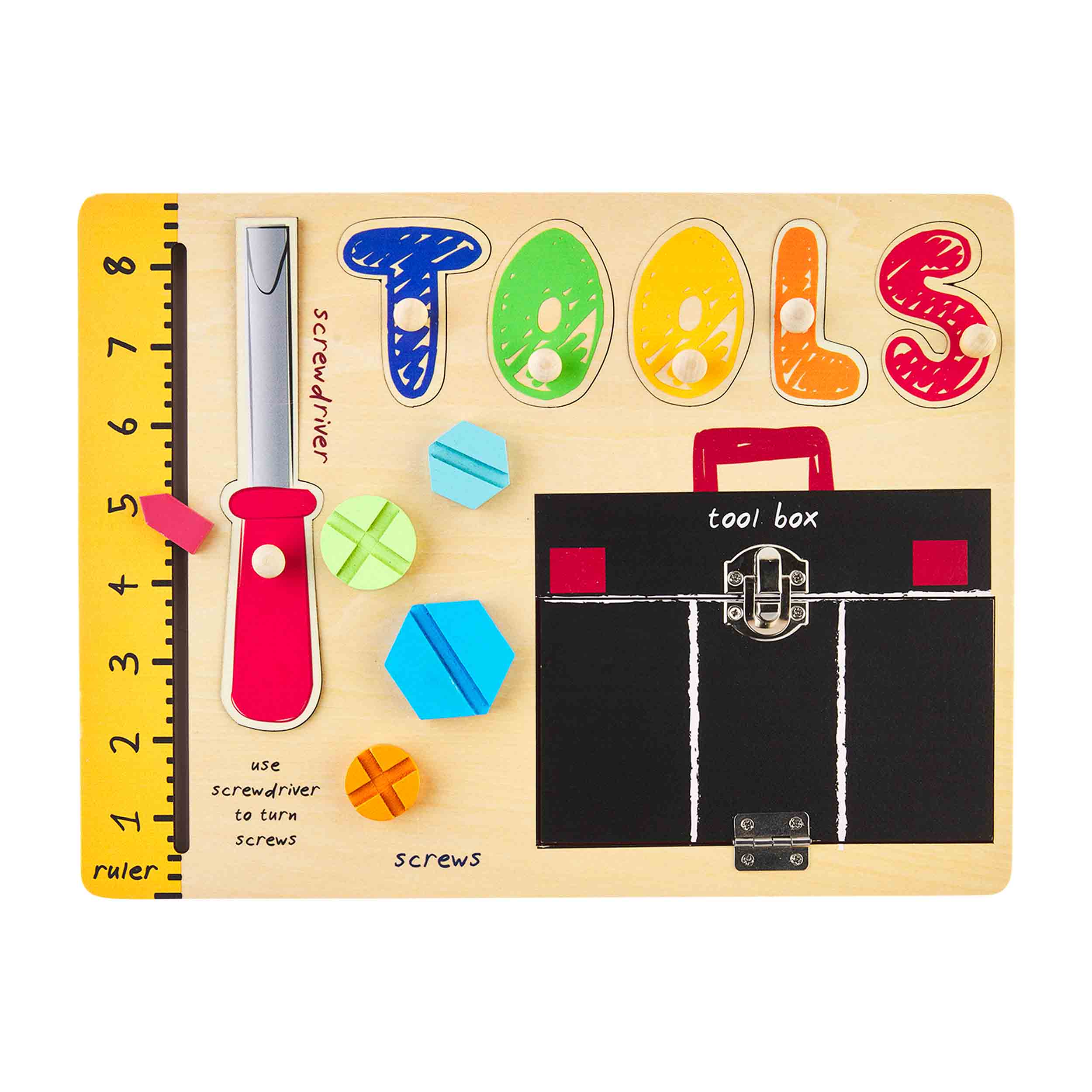 Wooden Activity Puzzle Boy - Image 4