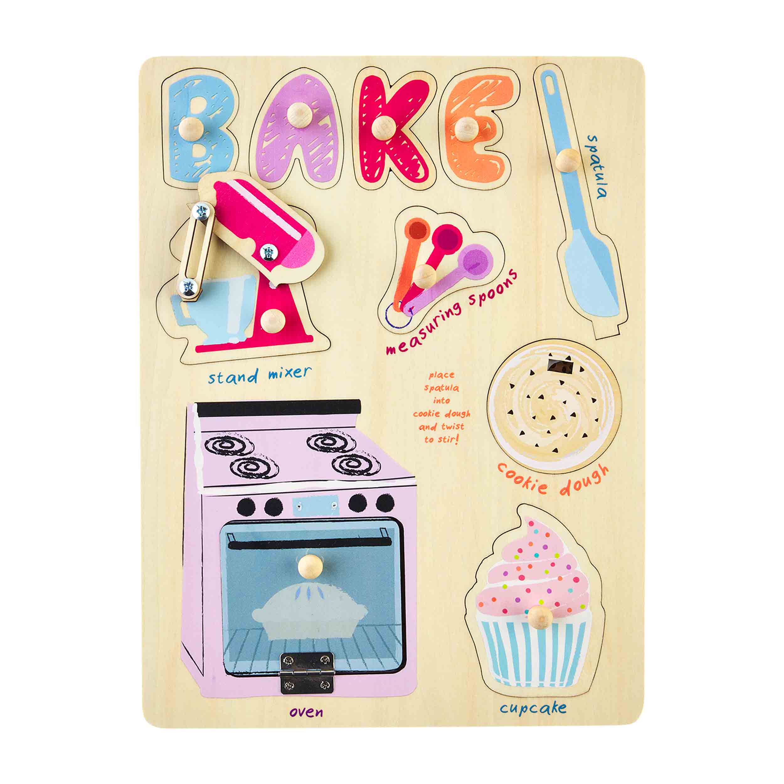 Wooden Activity Puzzle Girl - Image 3