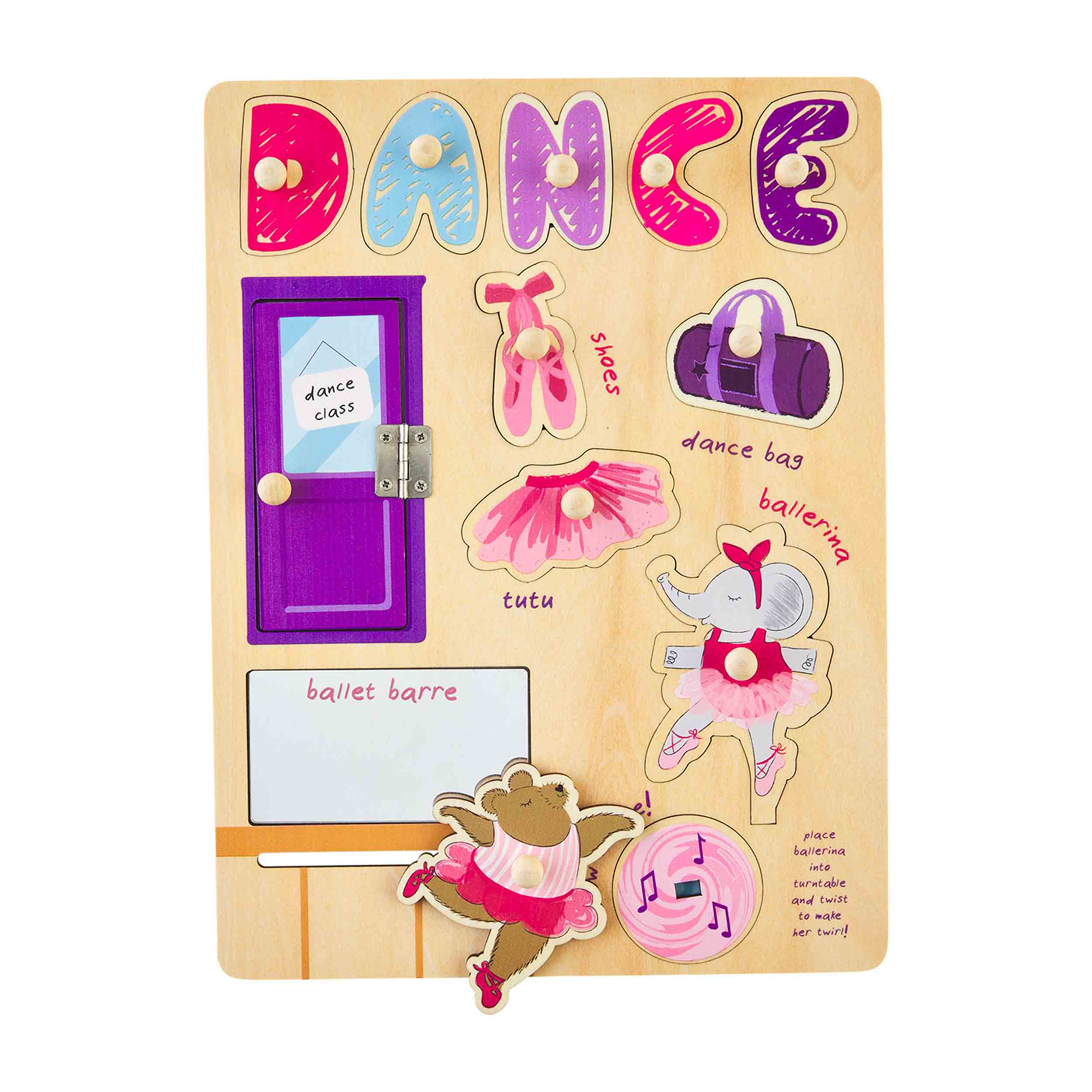 Wooden Activity Puzzle Girl - Image 4
