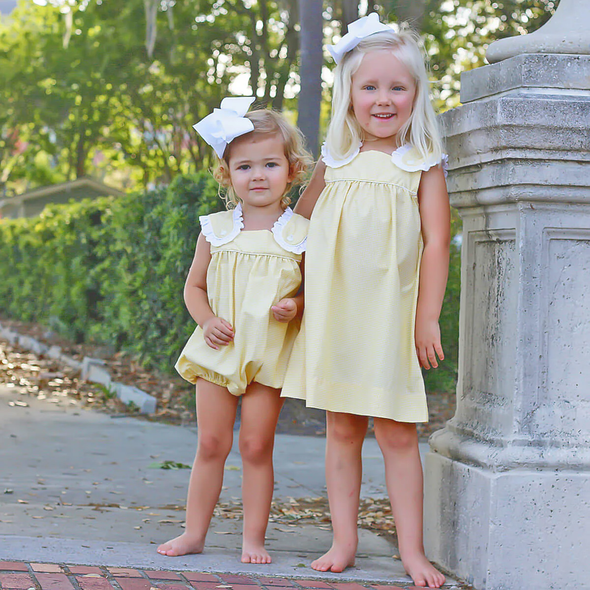 Yellow Gingham Lulu Bubble - Image 4