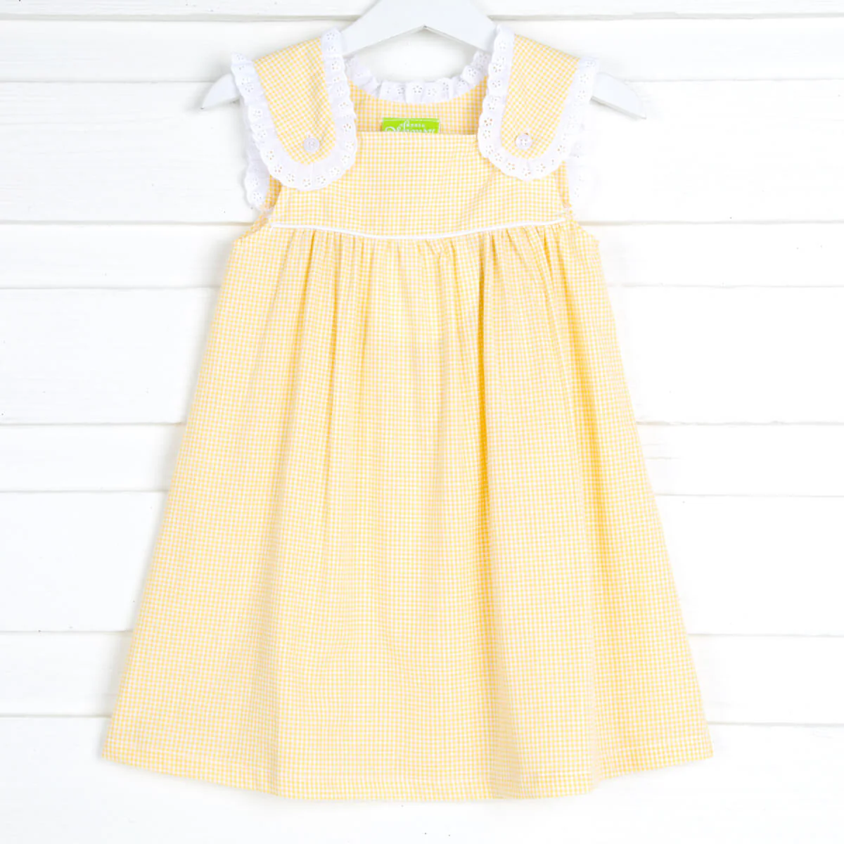 Yellow Gingham Lulu Dress - Image 2