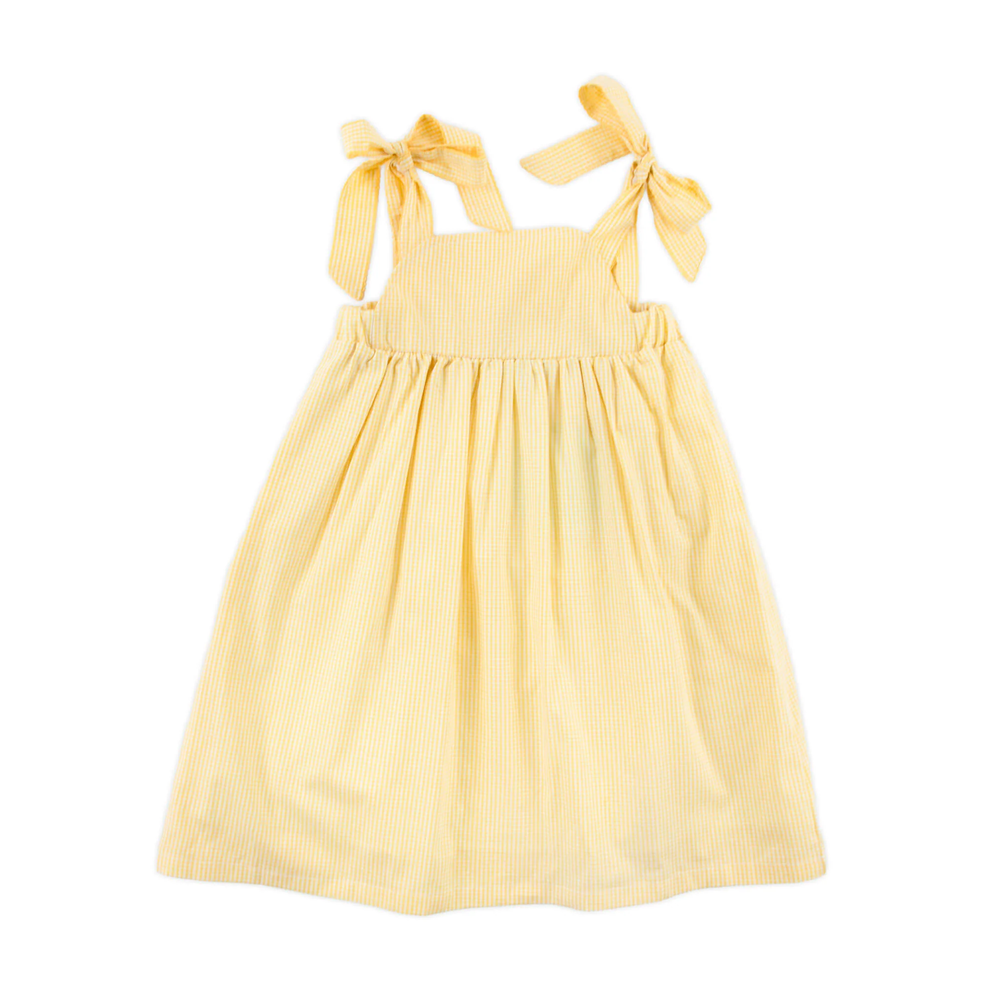 Yellow Gingham Skyler Dress - Image 2