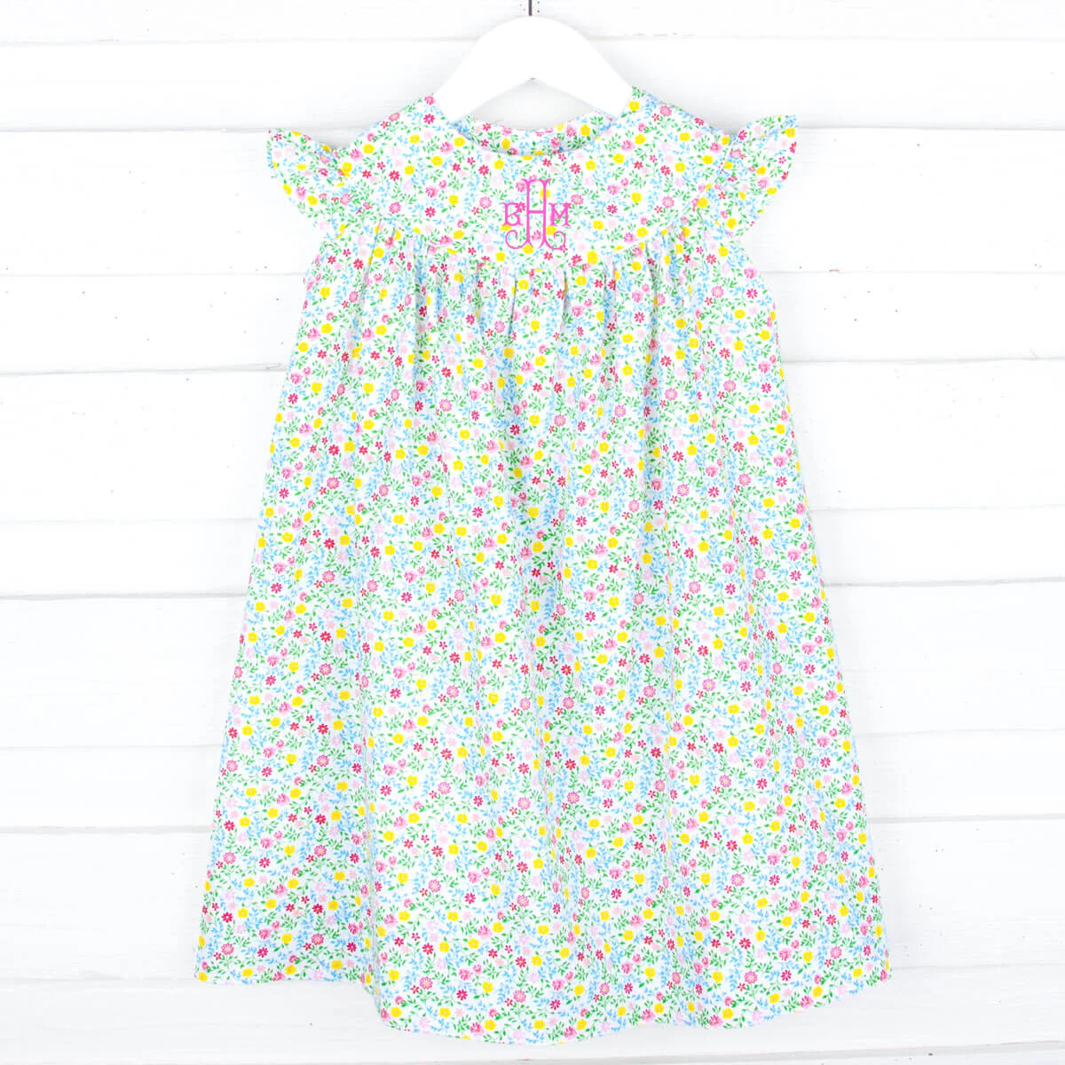 Yellow Spring Floral Lucy Dress - Image 3
