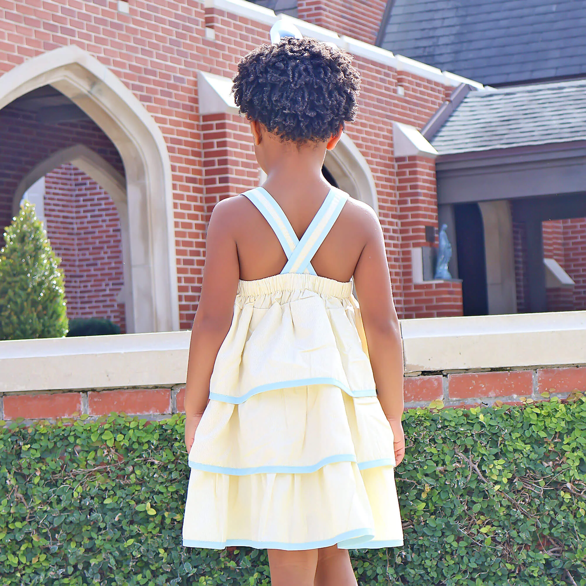 Yellow Stripe Nova Dress - Image 3